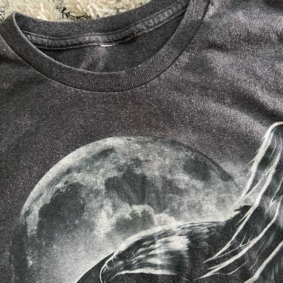 Vintage Eagle Moon T-Shirt - Picture 2 of 4